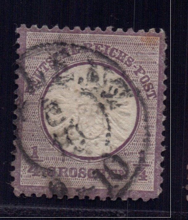 German Reich Michel number 16, stamped and inspected