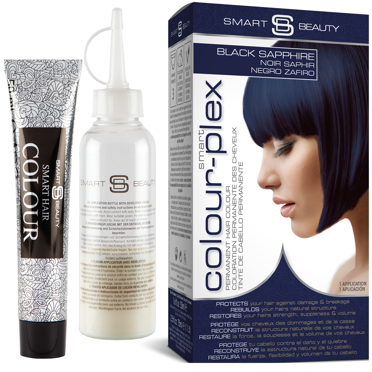 Smart Beauty Permanent Hair Dye with Plex hair anti-breakage
