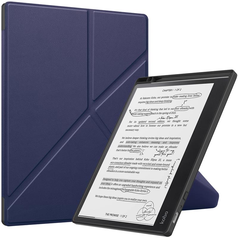Leather Case For Kobo Elipsa 2E 2023 eReader Folding Stand Cover Auto Sleep Flip - Picture 22 of 29