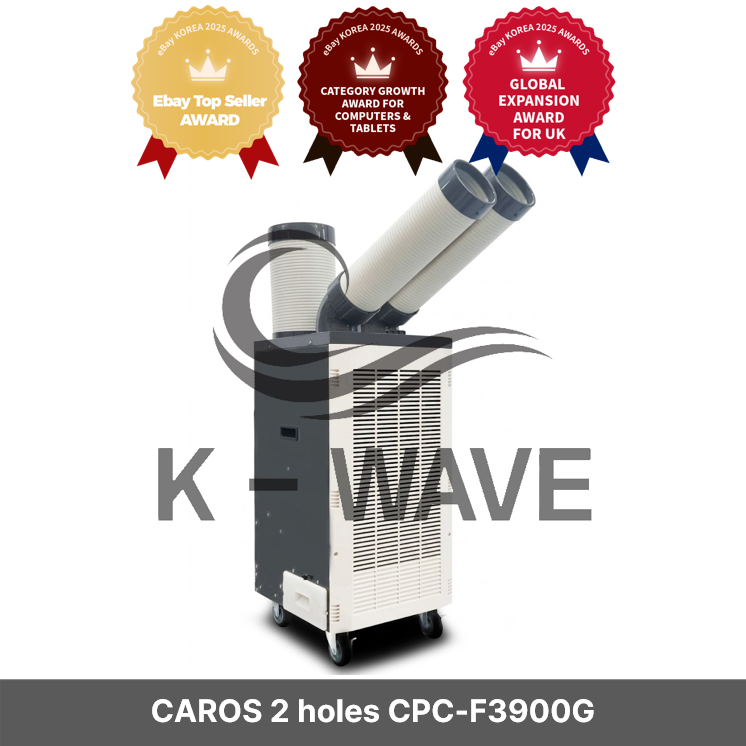 CAROS 2 holes CPC-F3900G Portable Air Conditioner No Outdoor Unit Required