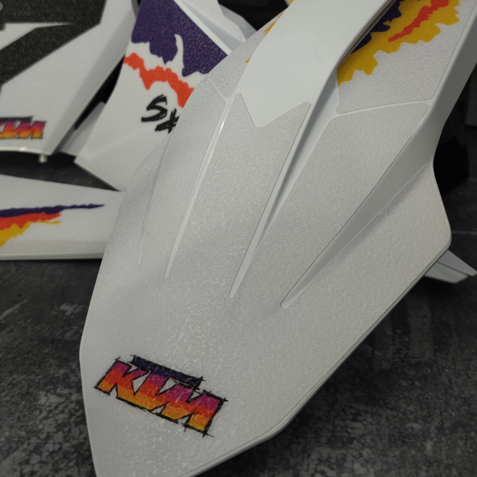 RETRO Plastics + Graphics KTM 2025 SX SX-F XC XC-F | FULL GRIP FROZEN