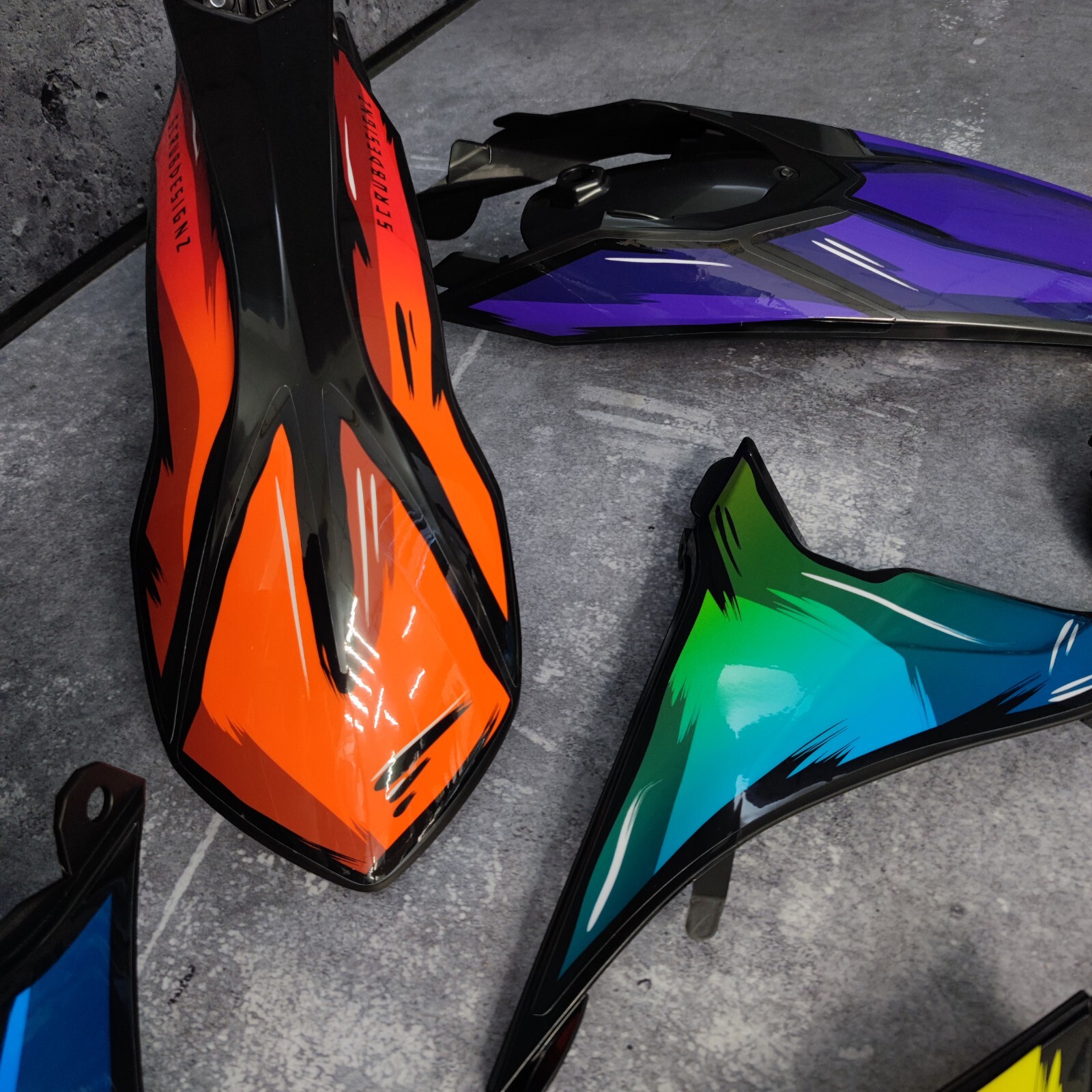 Plastics + Graphics KTM SX SX-F XC XC-F 2013-2015 Decals Stickers