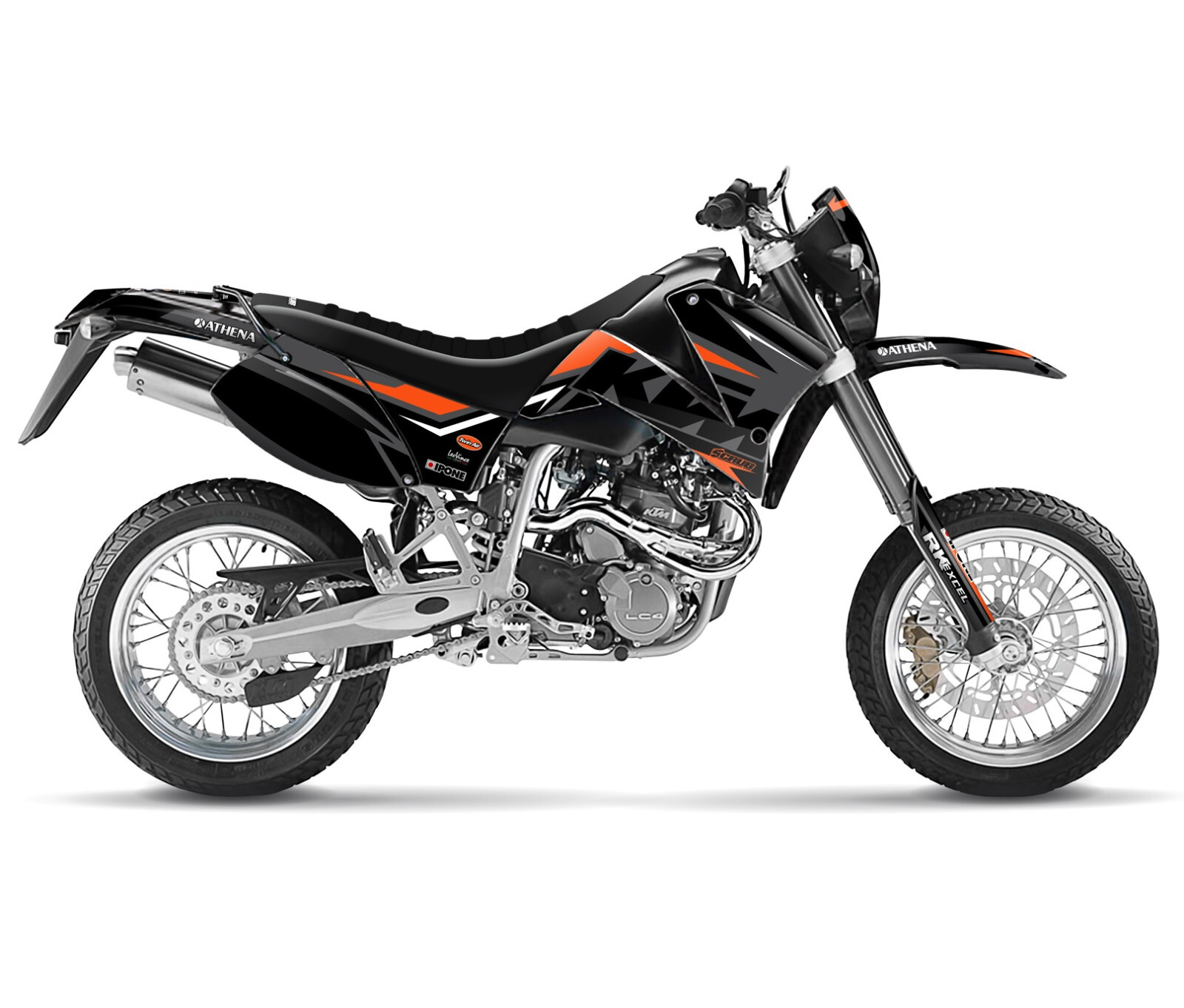KTM graphics SMC 625 640 660 LC4 1999 2000 2001 2002 2003 2004 decal Supermoto