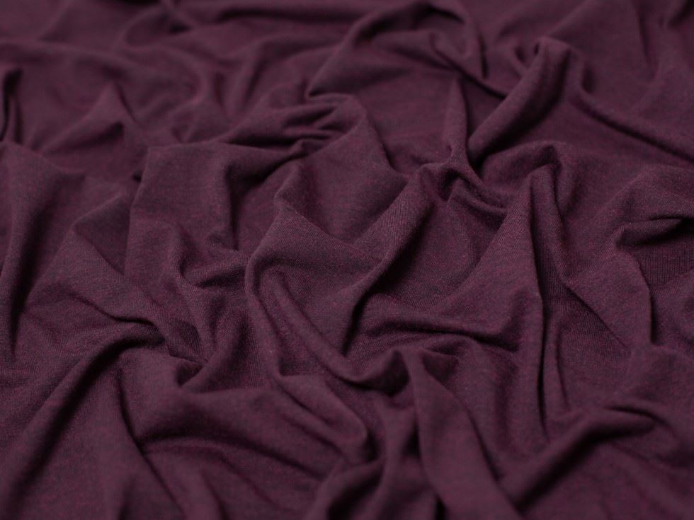 Minerva Melange Cotton Jersey Stretch Knit Fabric 150cm / 60" Wide - per metre - Picture 15 of 55