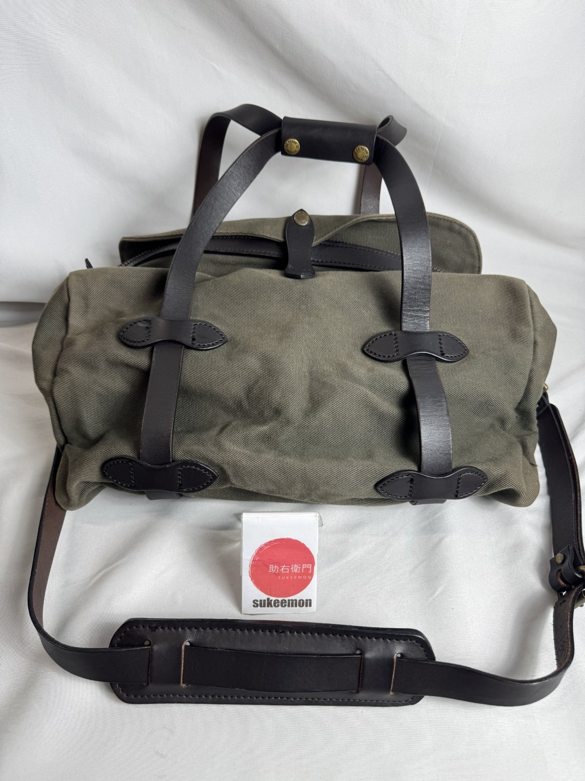 Petit Sac De Sport Filson En Toile Otter Green - Fabriqué Aux USA (Style 220)