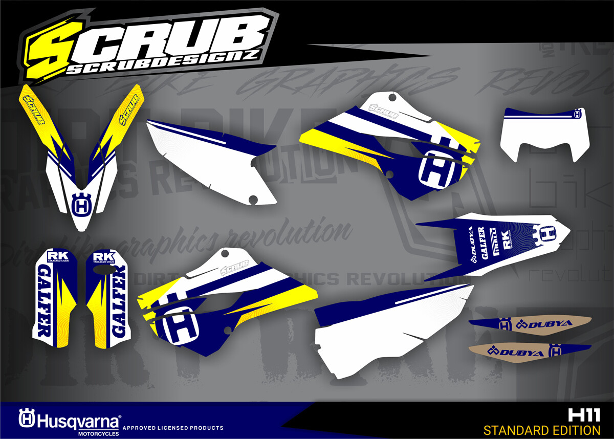 Husqvarna graphics TE125 TE250 FE250 TE300 FE350 FE450 FE501 2014 2015 2016