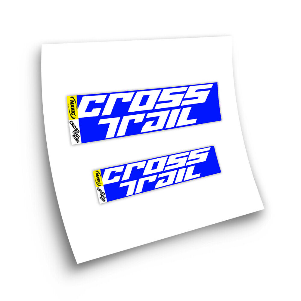 STAR SAM® BIKE HUB STICKERS Mavic Cross Trail Disc White ADHESIVES