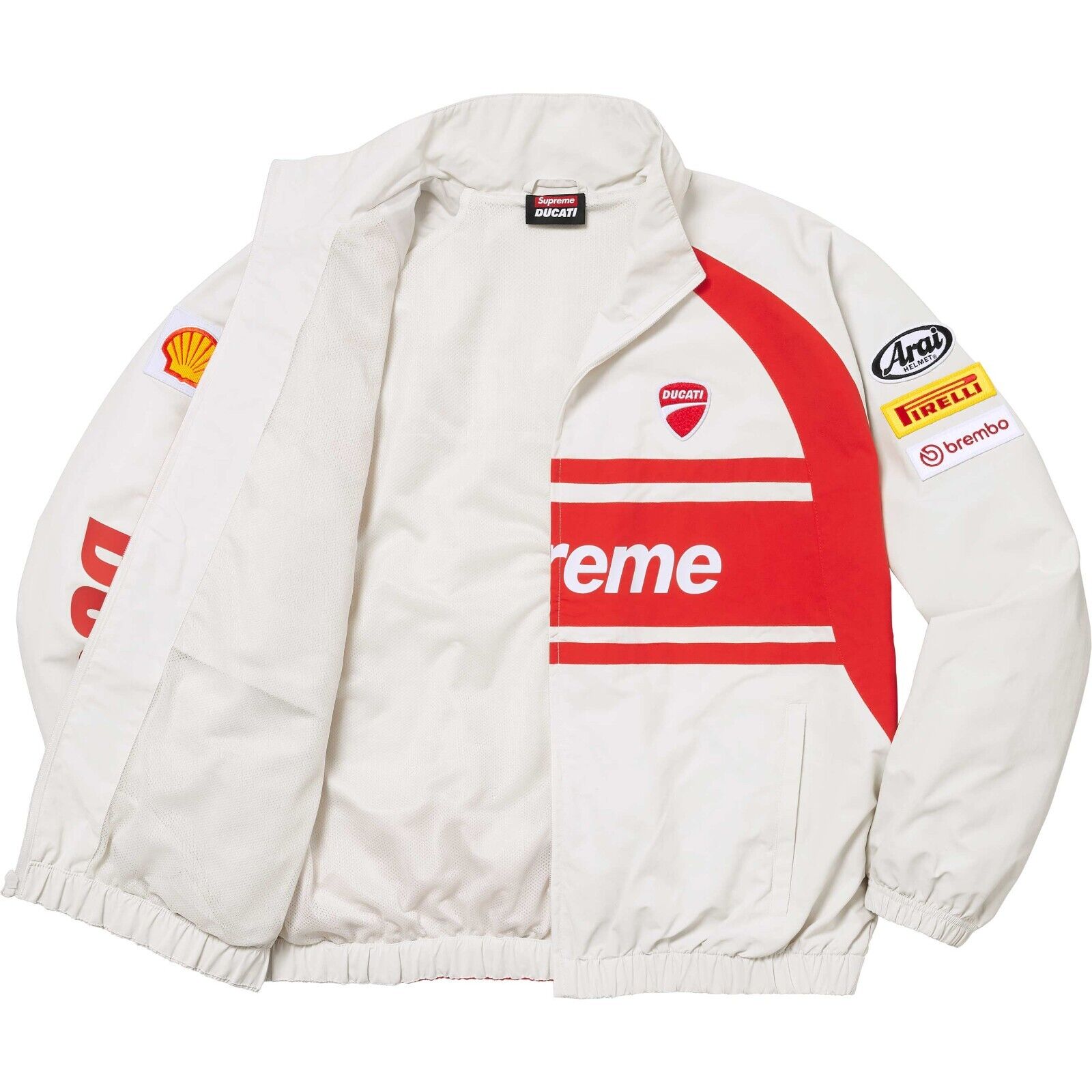 Supreme x Ducati Track Jacket Black White Blue 3colors SS24 Size S