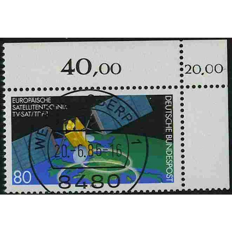 Federal Republic of Germany 1986, Mich.-No.: 1290, stamped corner edge KBWZ…