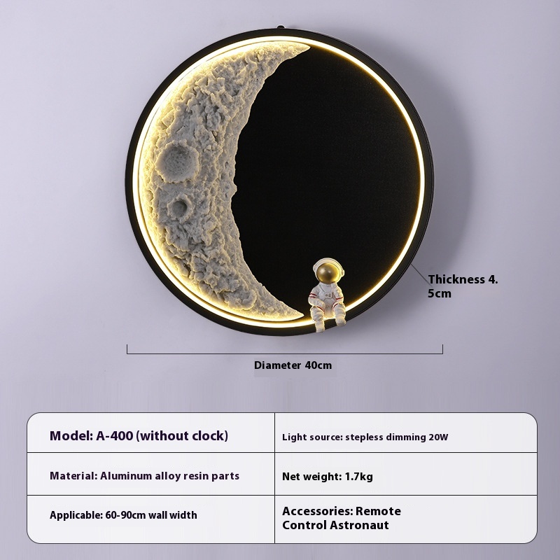 Moon Lamp Background Wall Modern Minimalist - Bild 6 von 11