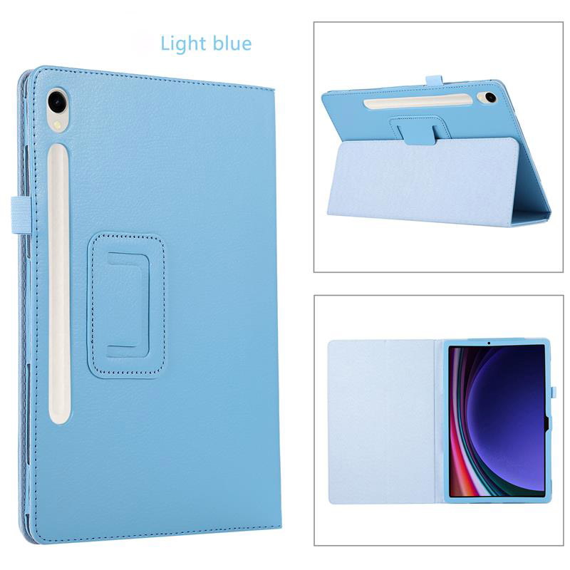 Funda de cuero para Samsung Galaxy Tab S9 11.0 inteligente con soporte para libro cubierta abatible para tableta - Imagen 19 de 28