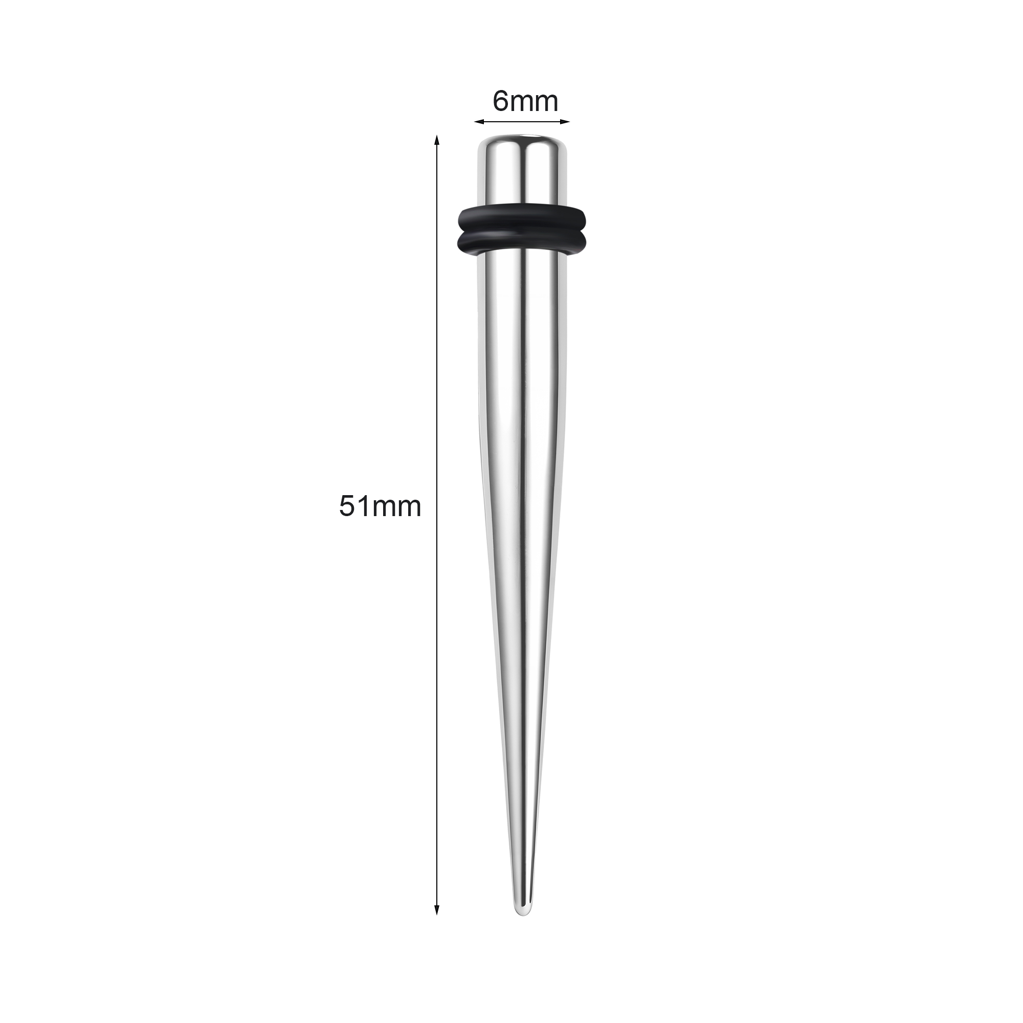 1 Pair Ear Stretchers Tapers Expanders Stainless Steel Ear Plug Gauge Piercings - Picture 16 of 16