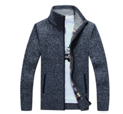 Chaqueta de Lana de Piel Sintética Abrigo cálido, Informal.