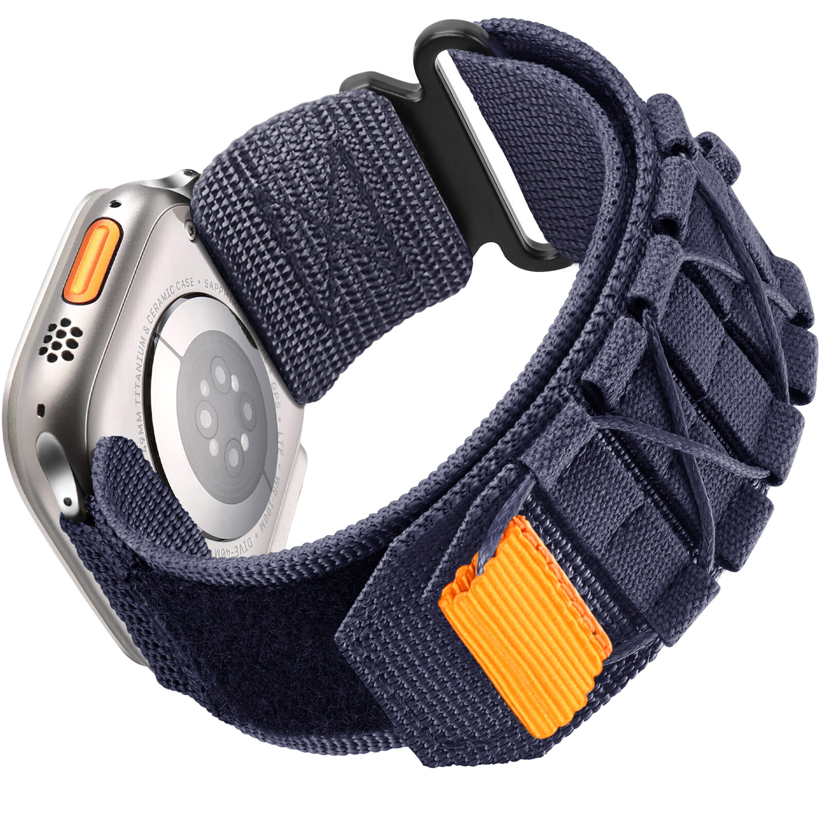 Rugged Military Nylon Strap Band For Apple Watch Ultra 2 Series 10 9 8 7 6 5 4 3 - Zdjęcie 16 z 17