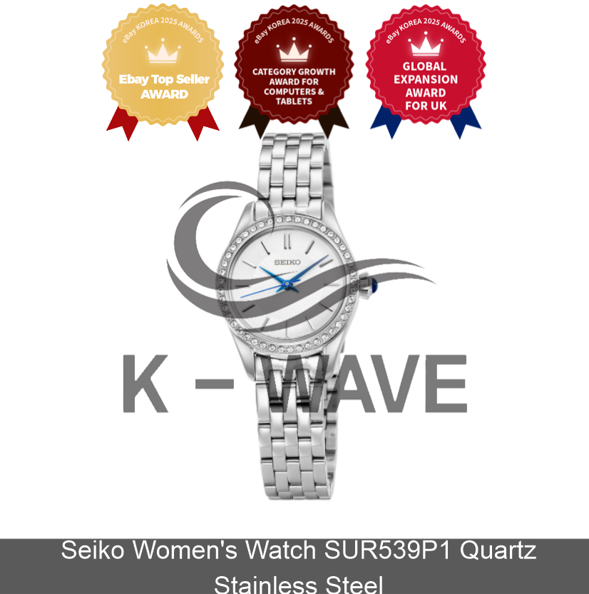 Montre pour femme Seiko SUR539P1 quartz en acier inoxydable express /...