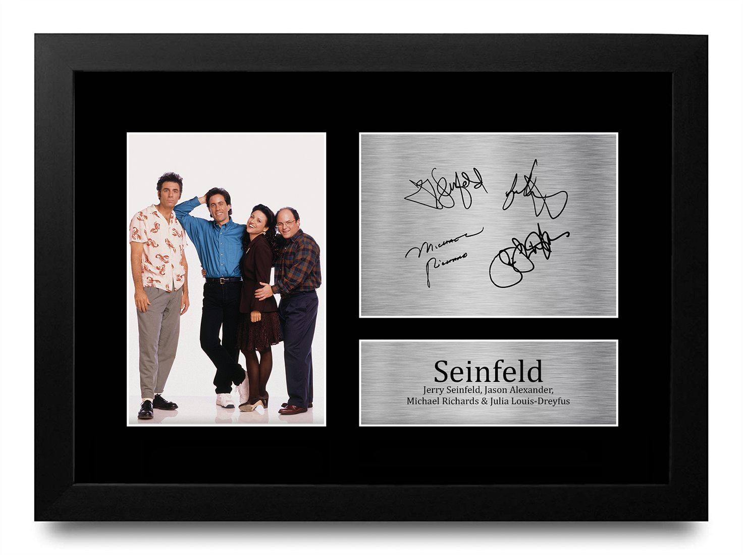 Foto autógrafa preimpresa firmada por Seinfeld A4 regalo para un fan de Seinfeld - Imagen 10 de 17