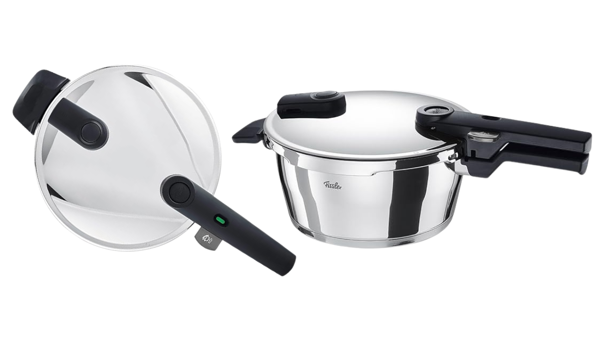 Tapa de olla a presión Fissler 22 cm Vitaquick con anillo de sellado hecho...