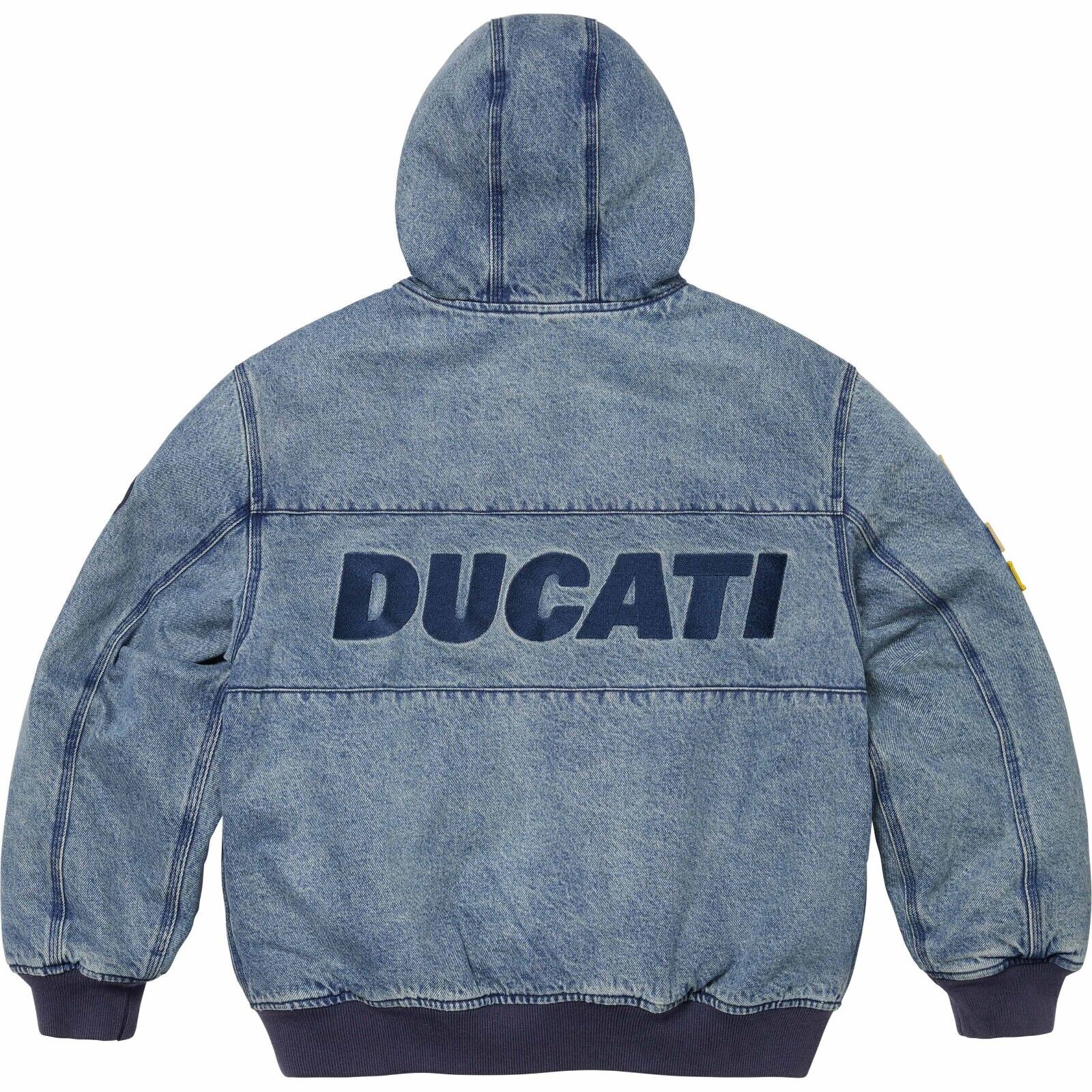 Supreme x Ducati Hooded Racing Jacket SS24 Black Red Blue 3colors