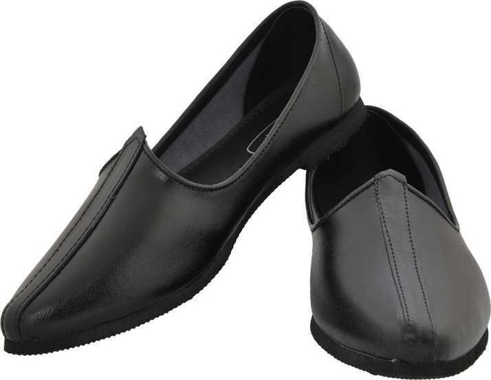 Leather Bata Jalsa Shoes Bata Ethnic Shoes Bata Black Leather
