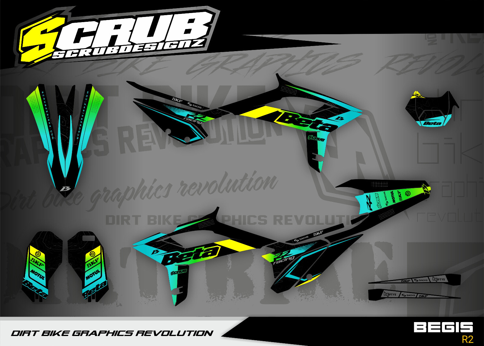 Beta graphics RR RESTYLE 250 300 350 430 450 480 500 - 2013 2014 2015 2016 2017