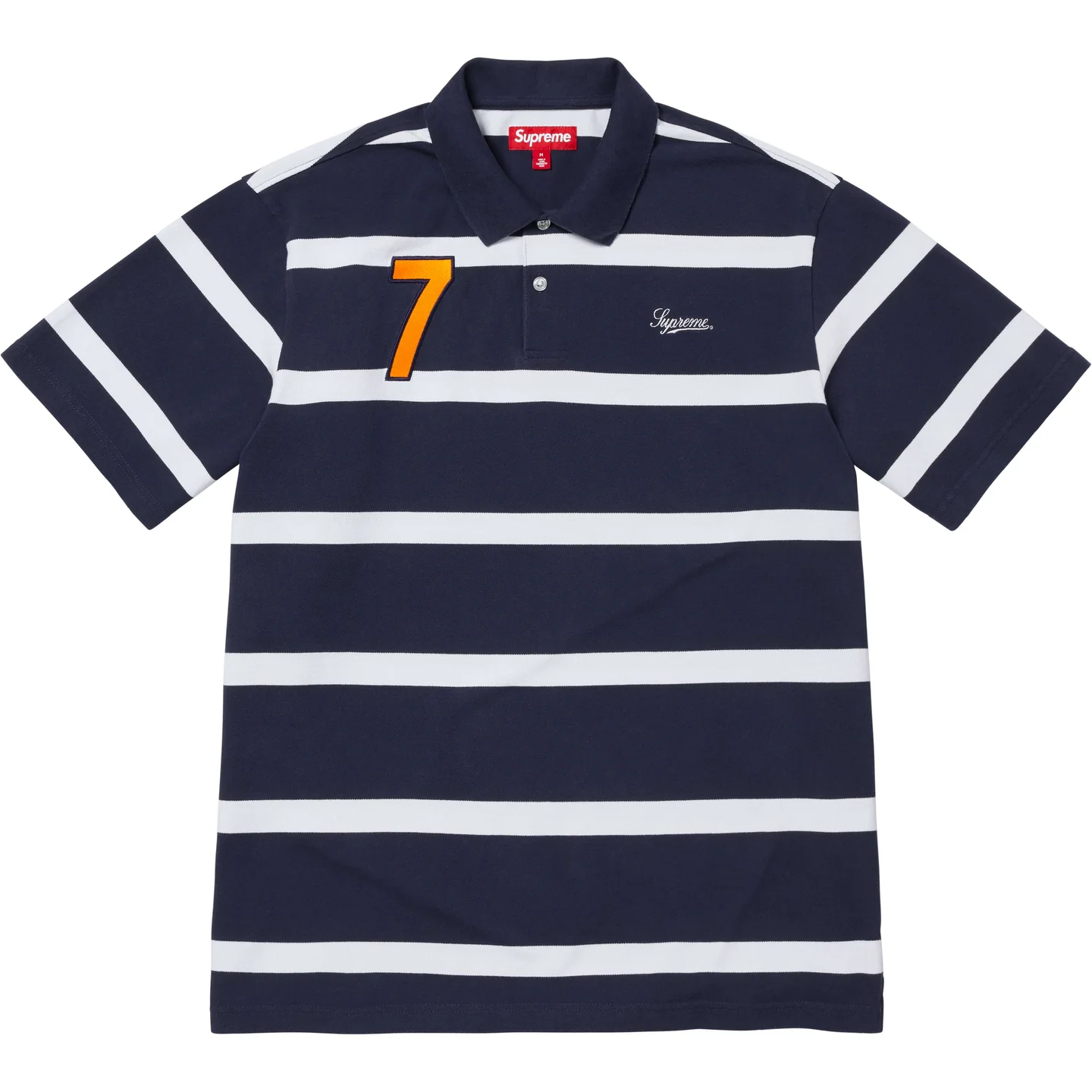 ウェア Supreme Cursive Polo \"Red Stripe\" Buy Supreme Cursive Polo 'Red Stripe' - SS25KN91 RED STRIPE