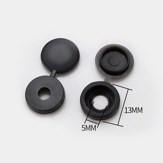 Set of Plastic Rivet Screw Cover Caps for Screw Heads Plastic Screw Cap Cover