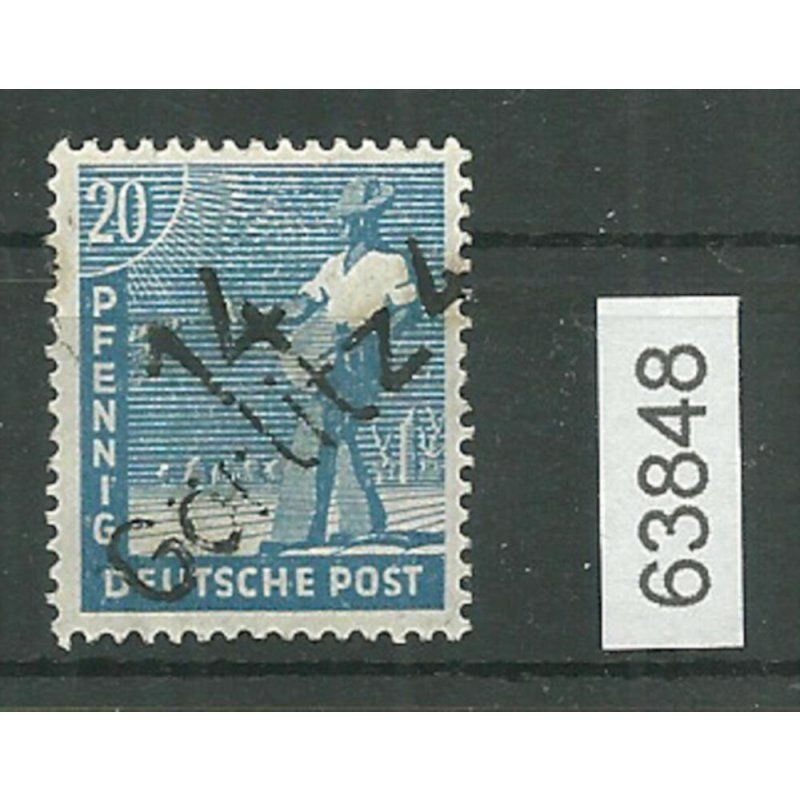 District 14 no. 022c Görlitz 4 ** 20 Pf. checked BPP