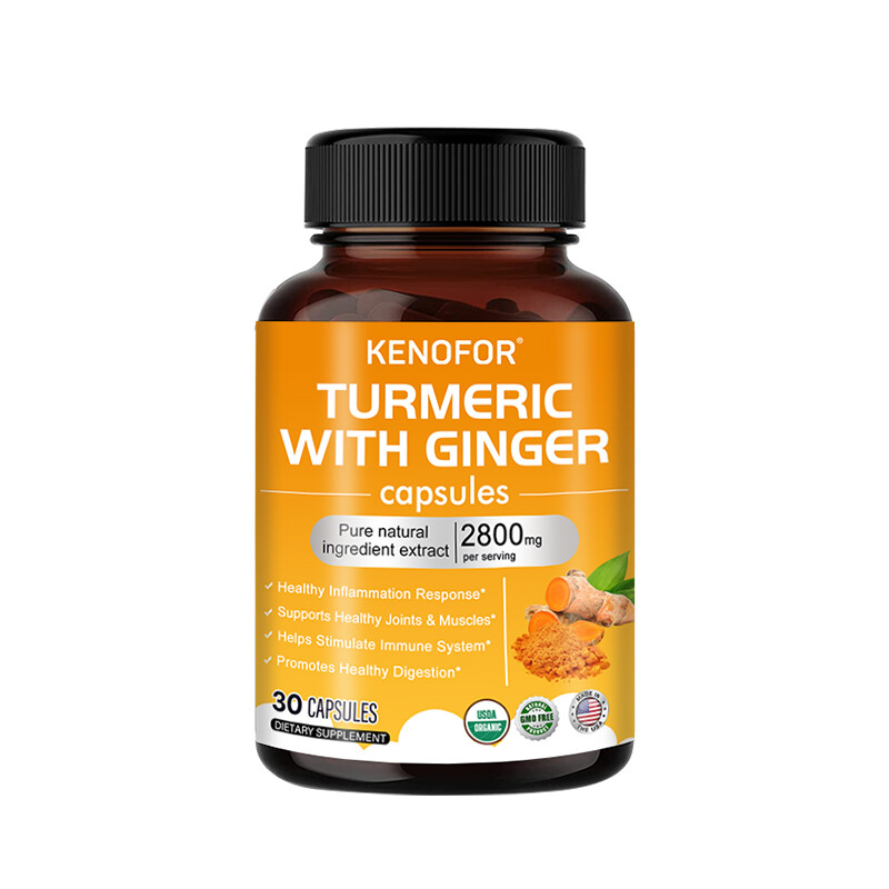 Turmeric-Curcumin-Bromelain Complex | 30 to 120 Capsules | Joint Support