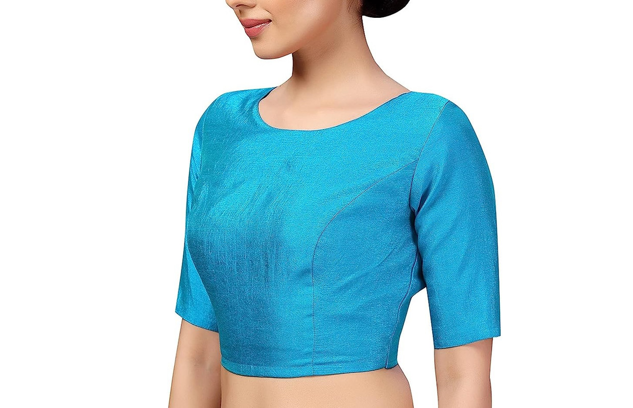 Women's Blouse Designer Beautiful Lehenga Crop Top Party Wear Choli Saree Blouse - Picture 18 of 146