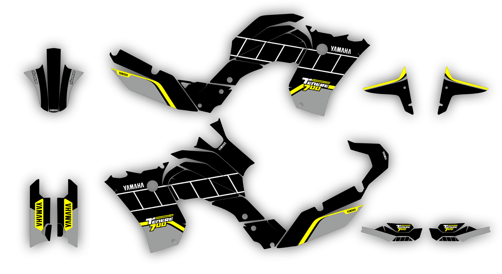 Yamaha Ténéré 700 2019 2020 2021 2022 2023 2024 Tenere Graphics decals...