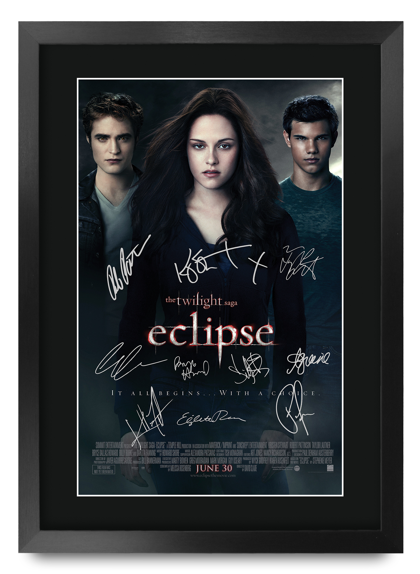 Crepúsculo Ideal Regalo Impreso Enmarcado Autógrafo Imagen para Películas Memorabilia Fans - Imagen 34 de 91