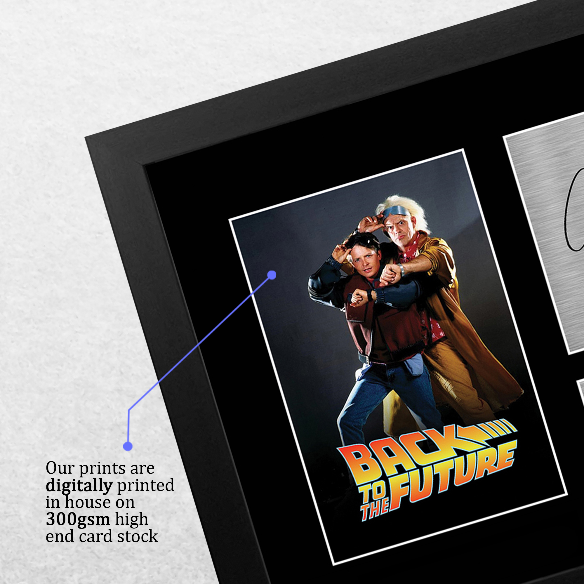 Regalo autógrafo firmado por Michael J. Fox estampado A4 para un fanático de Regreso al Futuro - Imagen 13 de 24