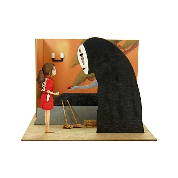 Sankei Studio Ghibli paper craft Spirited Away Chihiro and Kaonashi MP07-59  JP