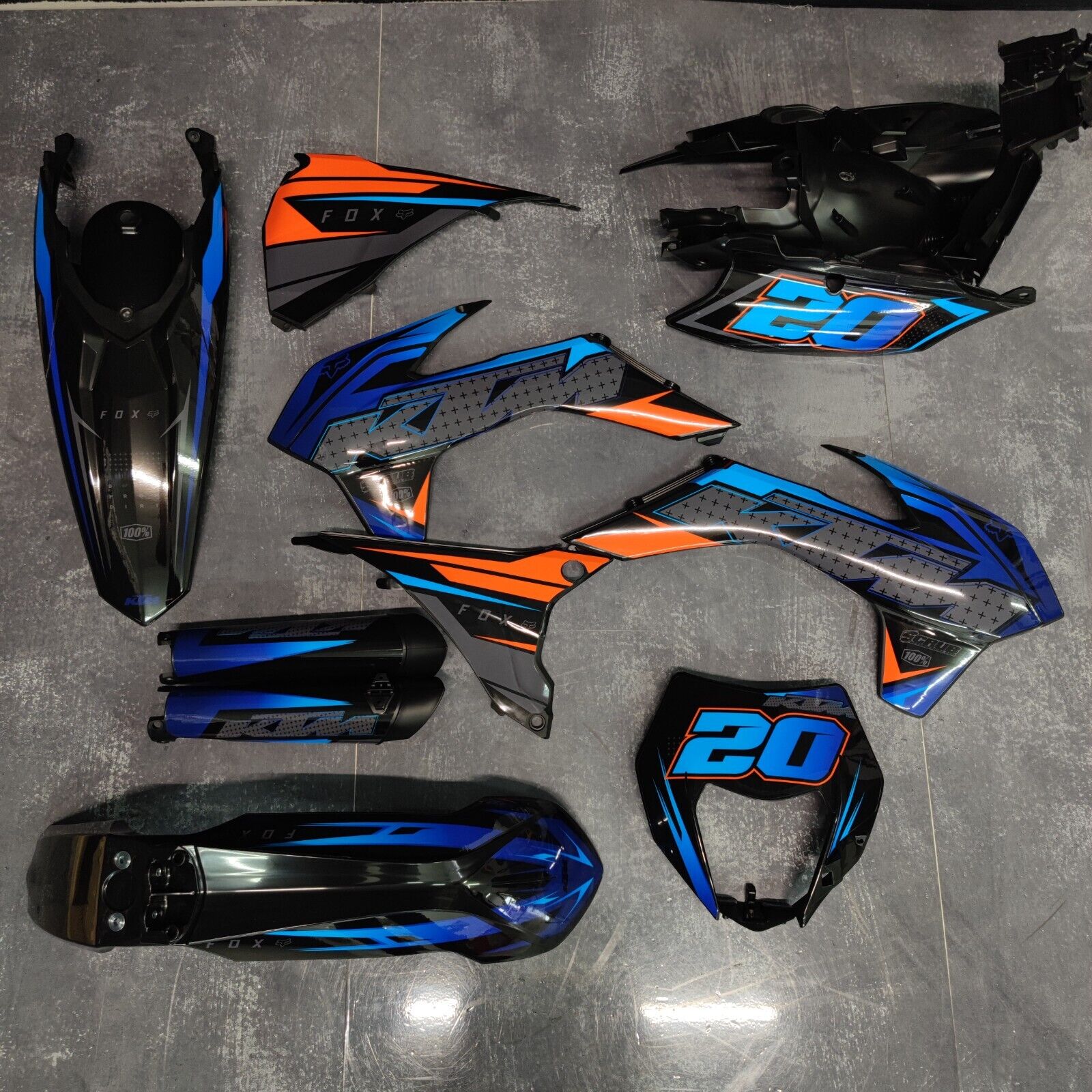 Plastics + Graphics KTM 2014 2015 EXC EXC-F XC-W XCF-W- 125 250 300 350 450 500