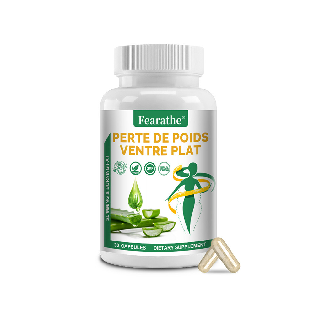 Aloe Vera 100mg-200:1 Extract Capsules, Detox Cleaning & Weight Loss Caps
