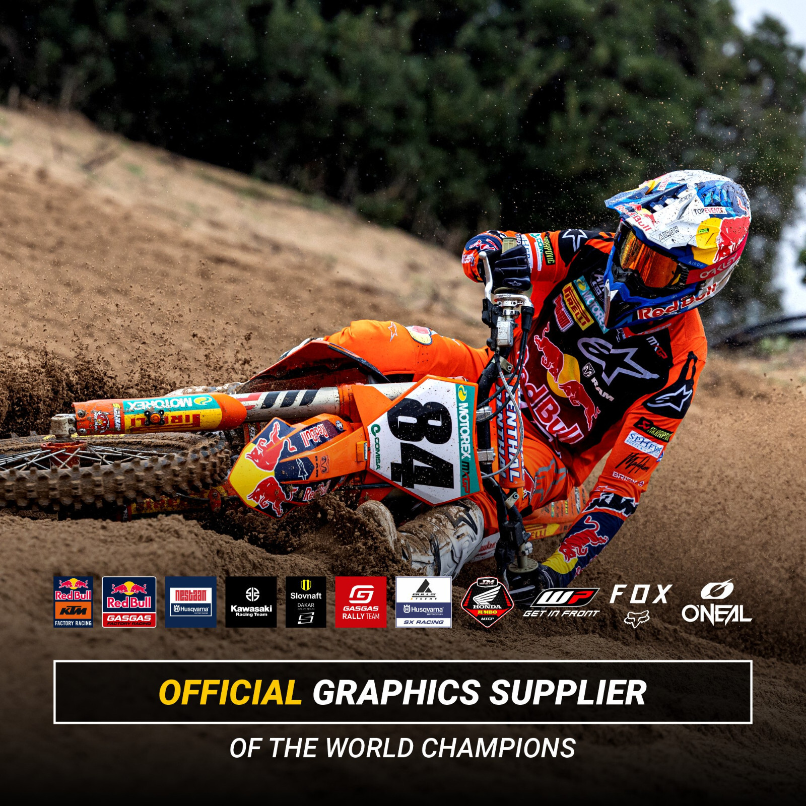 KTM Graphic SX SXF 2023 2024 125 250 300 350 450 Decals XC XCf SCRUB
