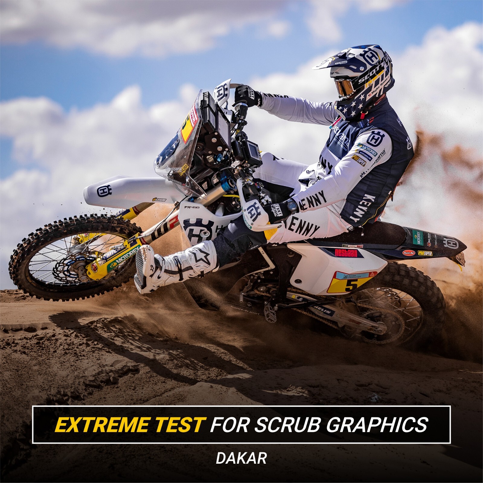 Husqvarna TC 50 2024 Graphics Kit Decals Stickers