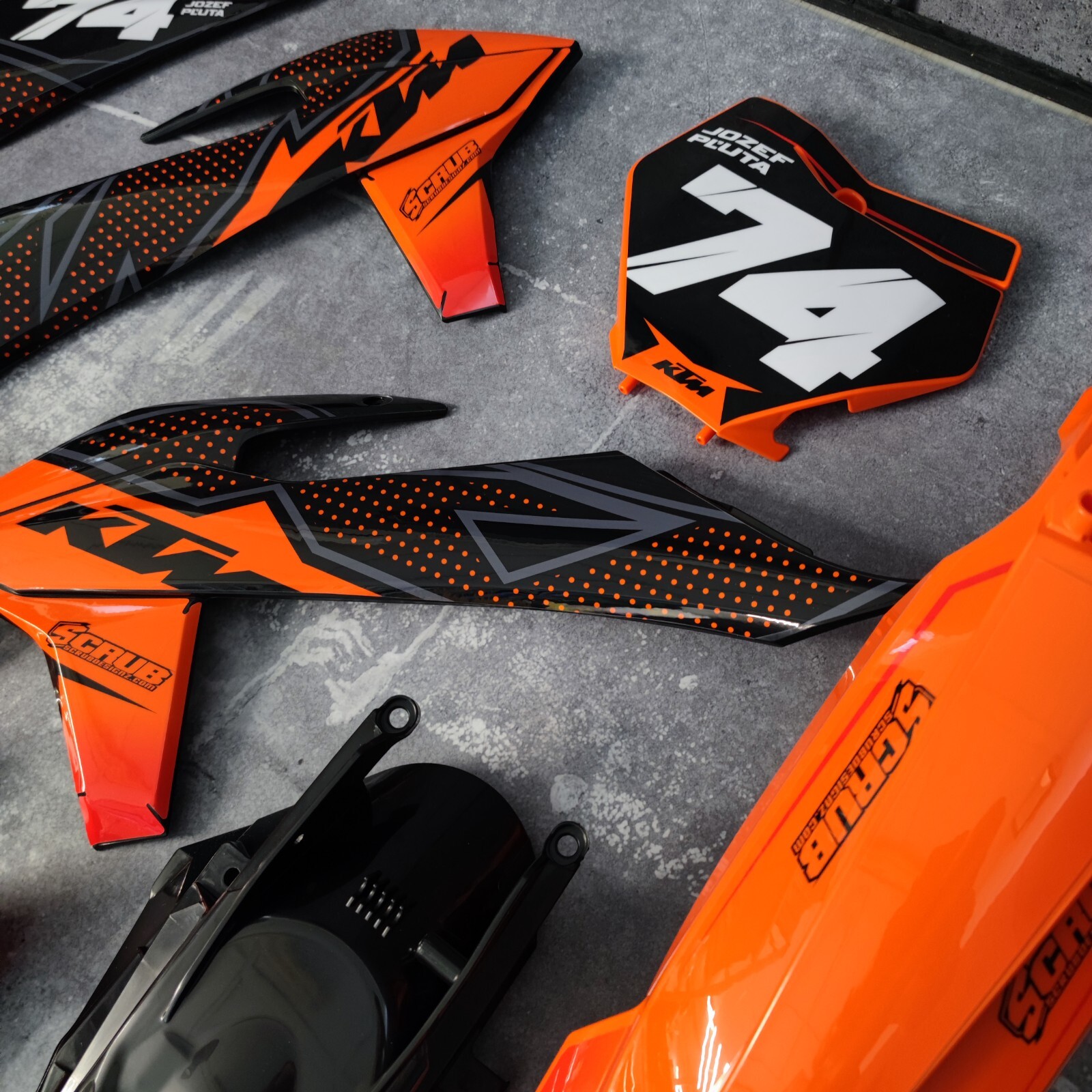 Plastics + Graphics KTM SX SX-F XC XC-F 2019 2020 2021 2022 Custom race number