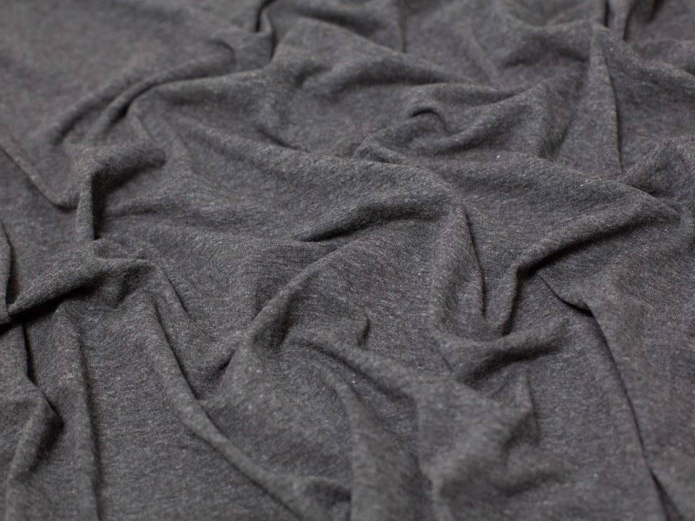 Minerva Melange Cotton Jersey Stretch Knit Fabric 150cm / 60" Wide - per metre - Picture 7 of 55