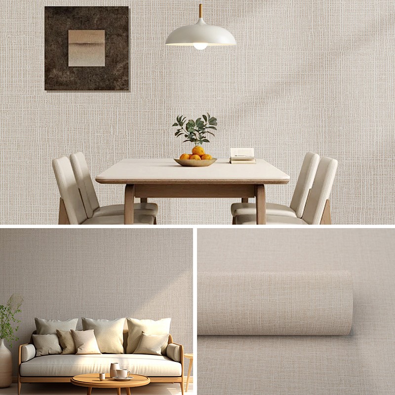 Self-adhesive PVC fabric-look wallpaper, 60cm – wall decoration, renovation