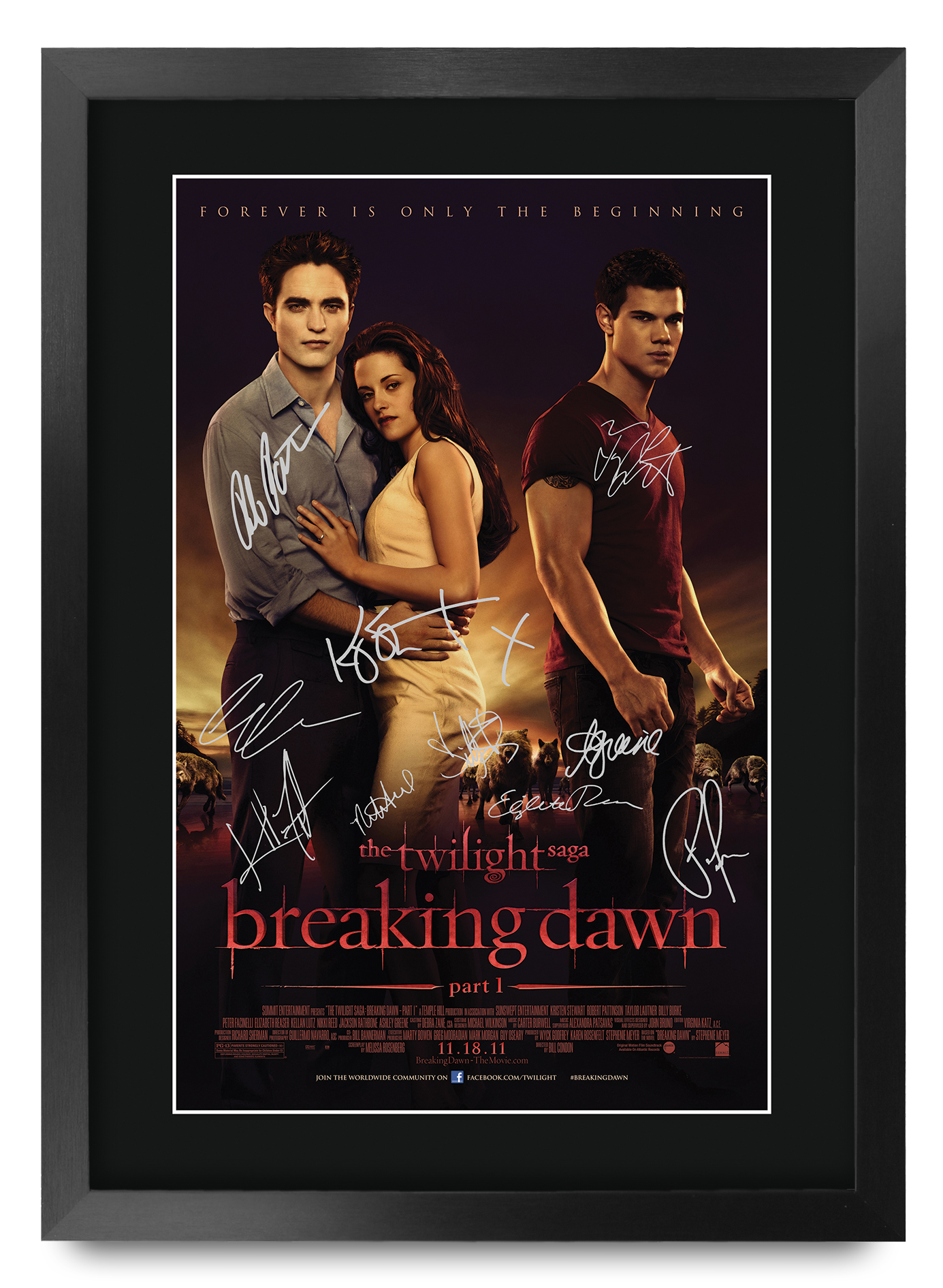 Crepúsculo Ideal Regalo Impreso Enmarcado Autógrafo Imagen para Películas Memorabilia Fans - Imagen 18 de 91