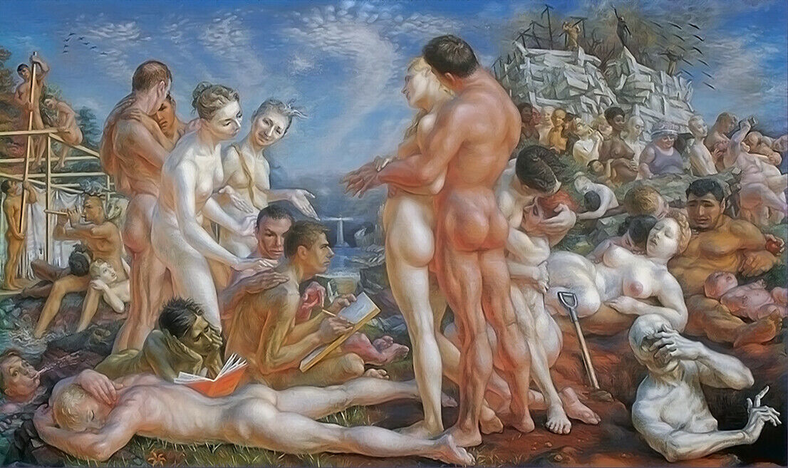 Paul Cadmus What I Believe Figure Art Giclée Print Fine Canvas