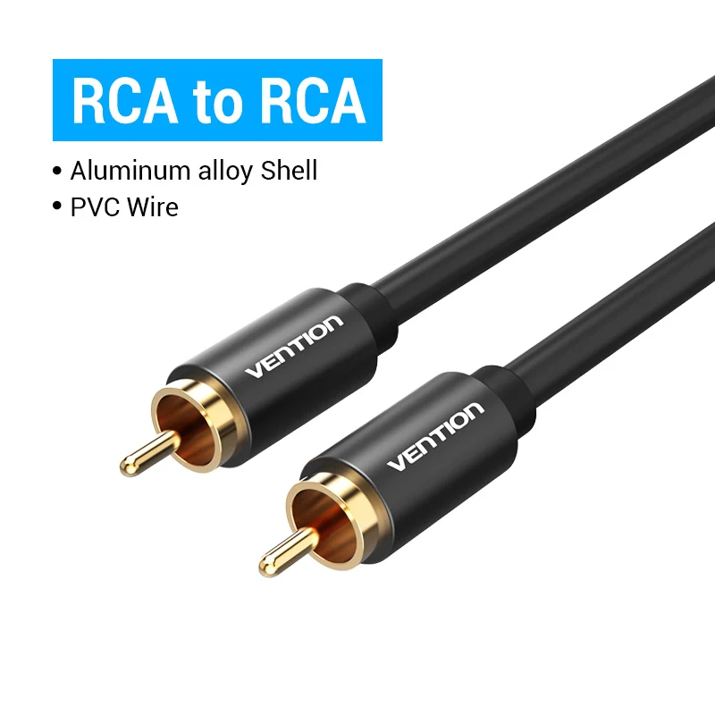 RCA to RCA Audio Aux Cable Male to Male Coaxial Amplifier Stereo HiFi 5.1 SPDIF - Picture 15 of 15