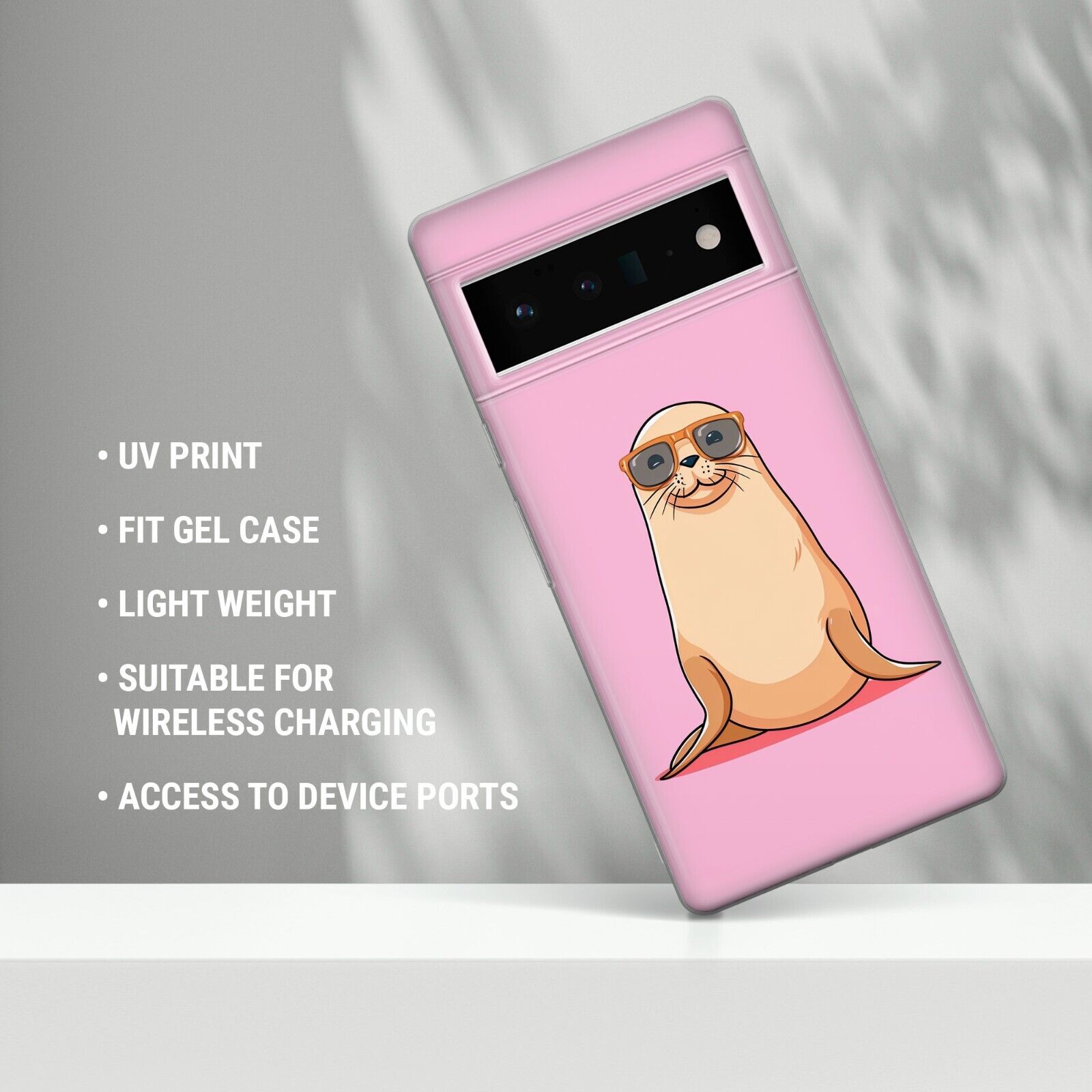 Seal Phone Case Sea Dog Back cover for Google Pixel 8A 8 Pro 7A 6A 5A