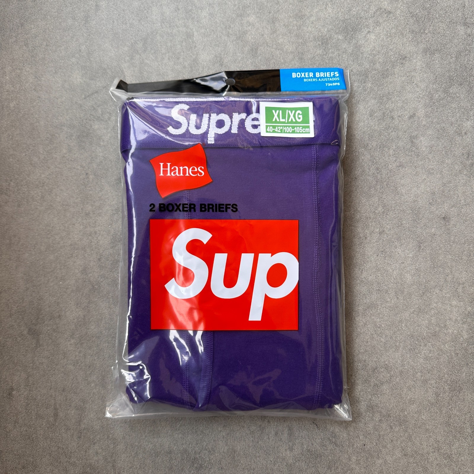 Supreme Boxer Shorts Purple Violet Men's Underwear Streetwear 2
