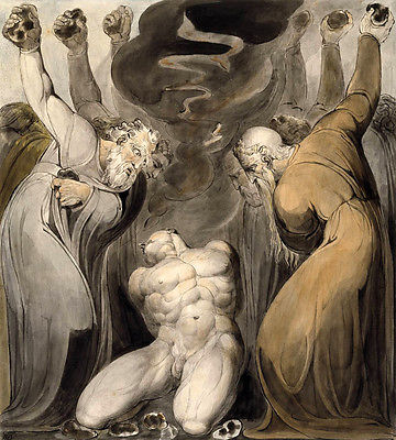 WILLIAM BLAKE BLASPHEMER ROMANTICISM ART GICLEE PRINT FINE CANVAS