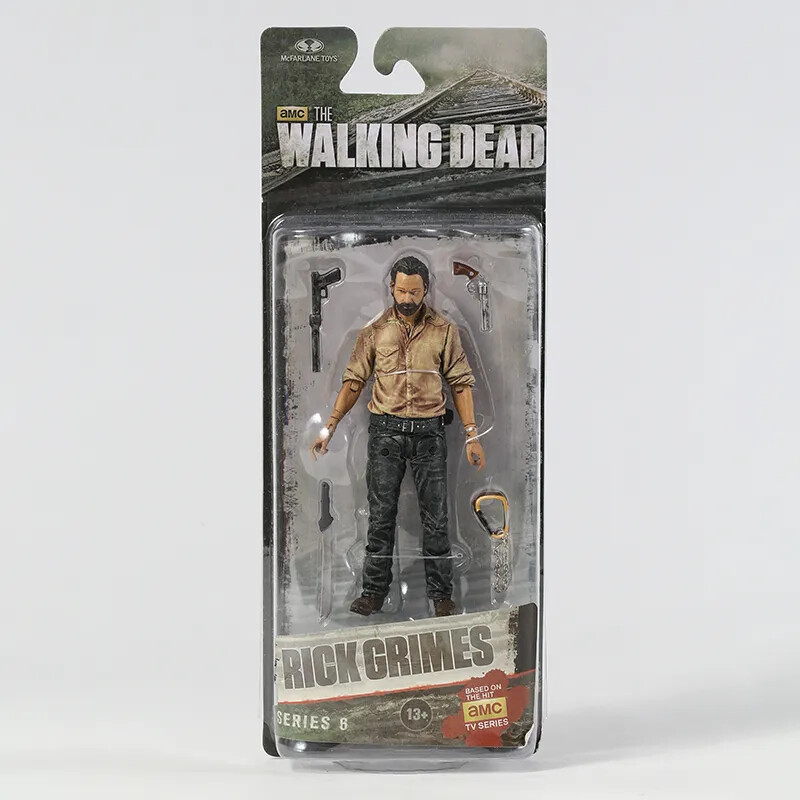 Figuren WALKING DEAD Mc Farlane Rick Grimes, Hershel, Carol, Abraham, Zombie