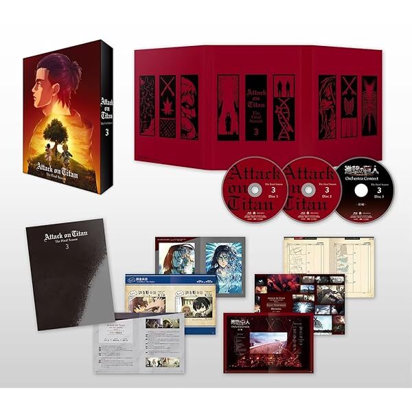 Attack on Titan The Final Season Volume 3 Blu-ray JP