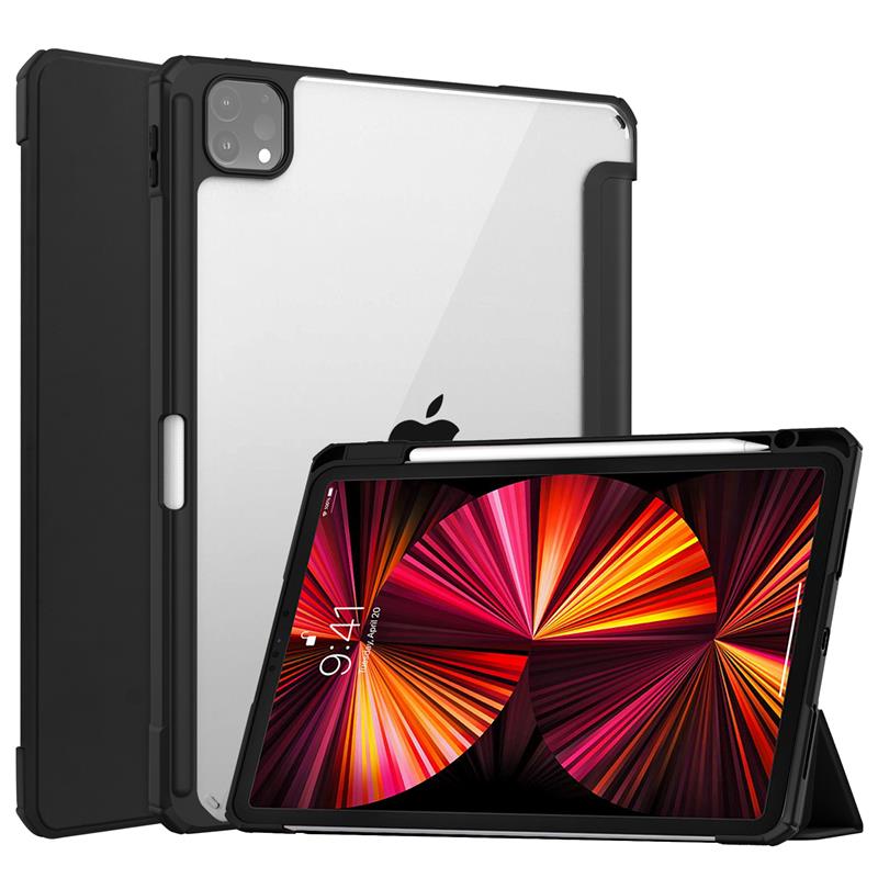 Smart Case for iPad Pro 11 in Slim Stand Clear Back Shell Cover Auto Wake Sleep - Picture 18 of 49