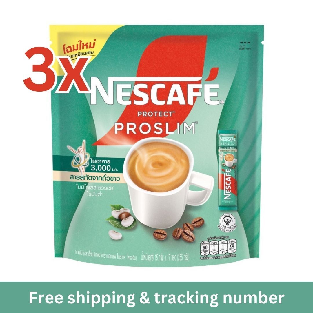 3x Nescafe Proslim Protect Instant Coffee Stick 3in1 Diät Abnehmen mit...